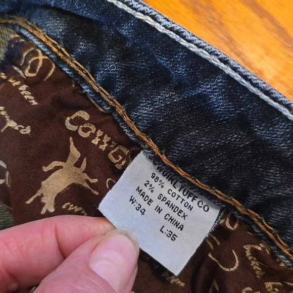 Cowgirl tuff blue jeans - Picture 5 of 6